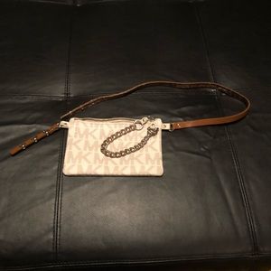 MK logo belt waist fanny pack
